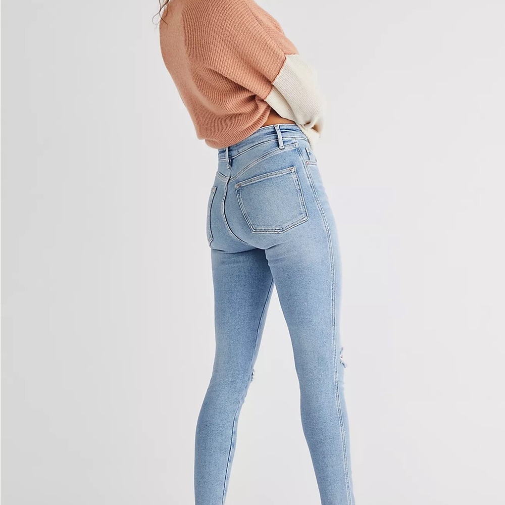 Free People Raw High-Rise Jegging - Picture 2 of 4